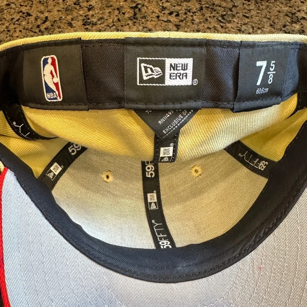 New Orleans Pelicans New Era 59FIFTY Cap Hat 7 5/8 Made in USA NBA‎ Basketball